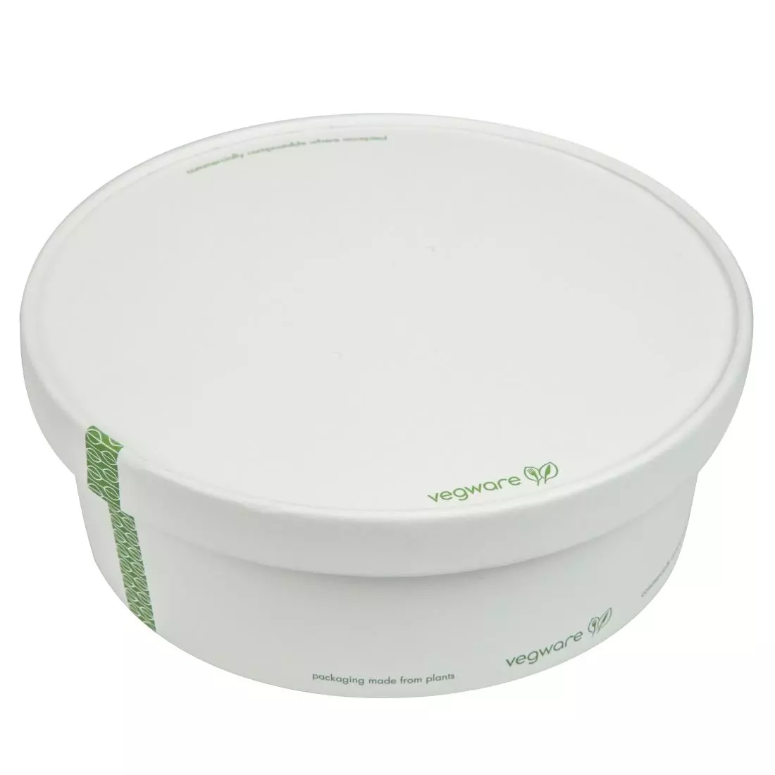 Een Vegware 185-serie composteerbare deksels (300 stuks) koop je bij ShopXPress