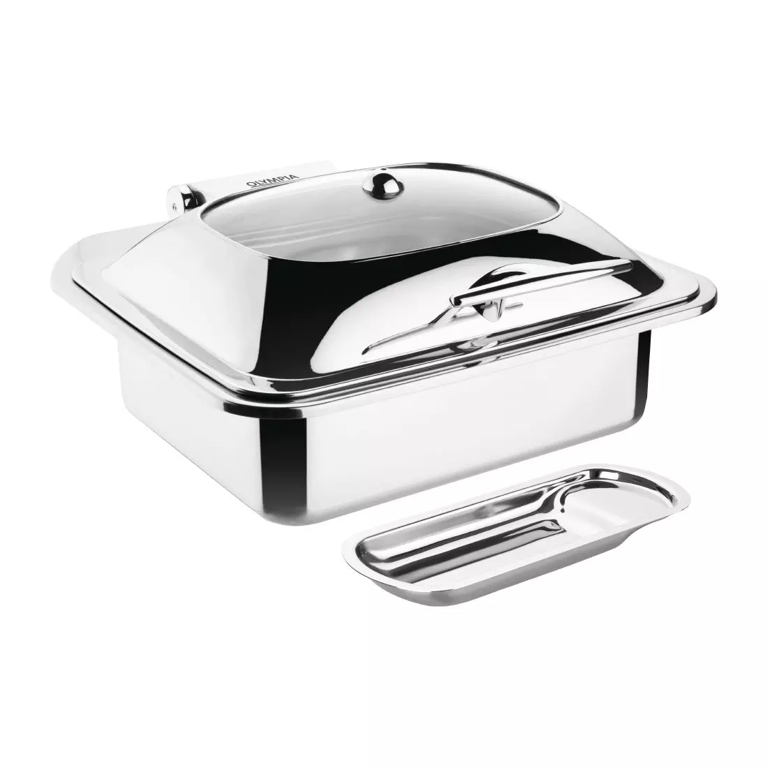 Een Olympia GN 1/2 inductie chafing dish koop je bij ShopXPress