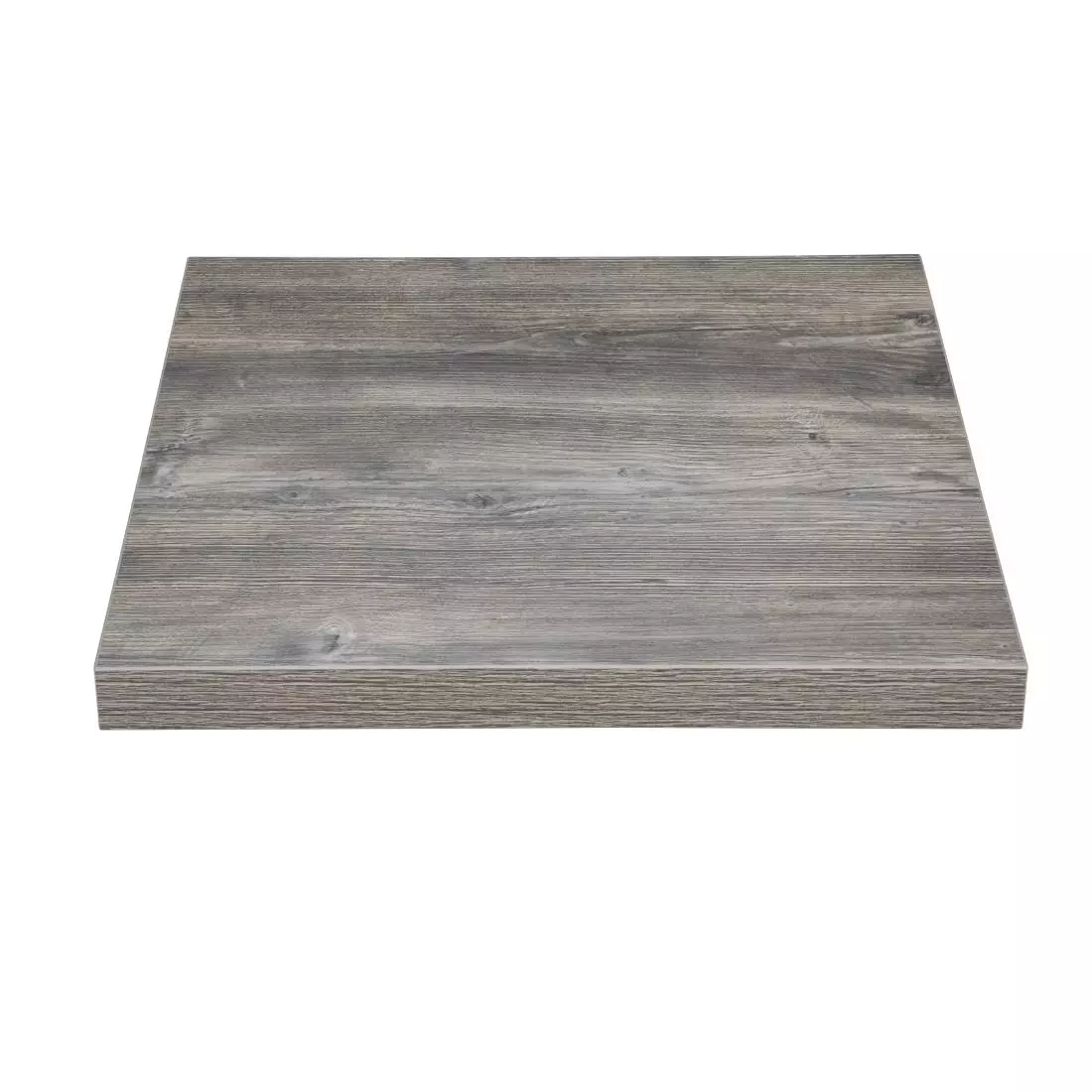 Een Bolero Voorgeboord Vierkant Melamine Tafelblad Ash Grey 700mm koop je bij ShopXPress