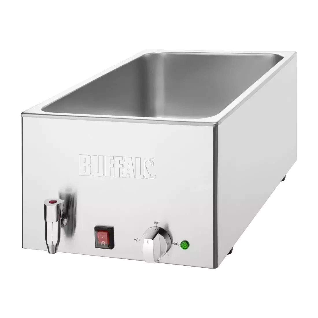 Een Buffalo bain-marie met kraan zonder bakken koop je bij ShopXPress