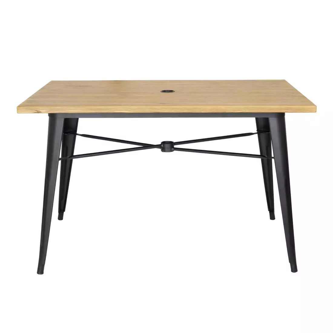 Een Bolero aluminium outdoor tafel 120x76x76cm licht houtdessin koop je bij ShopXPress