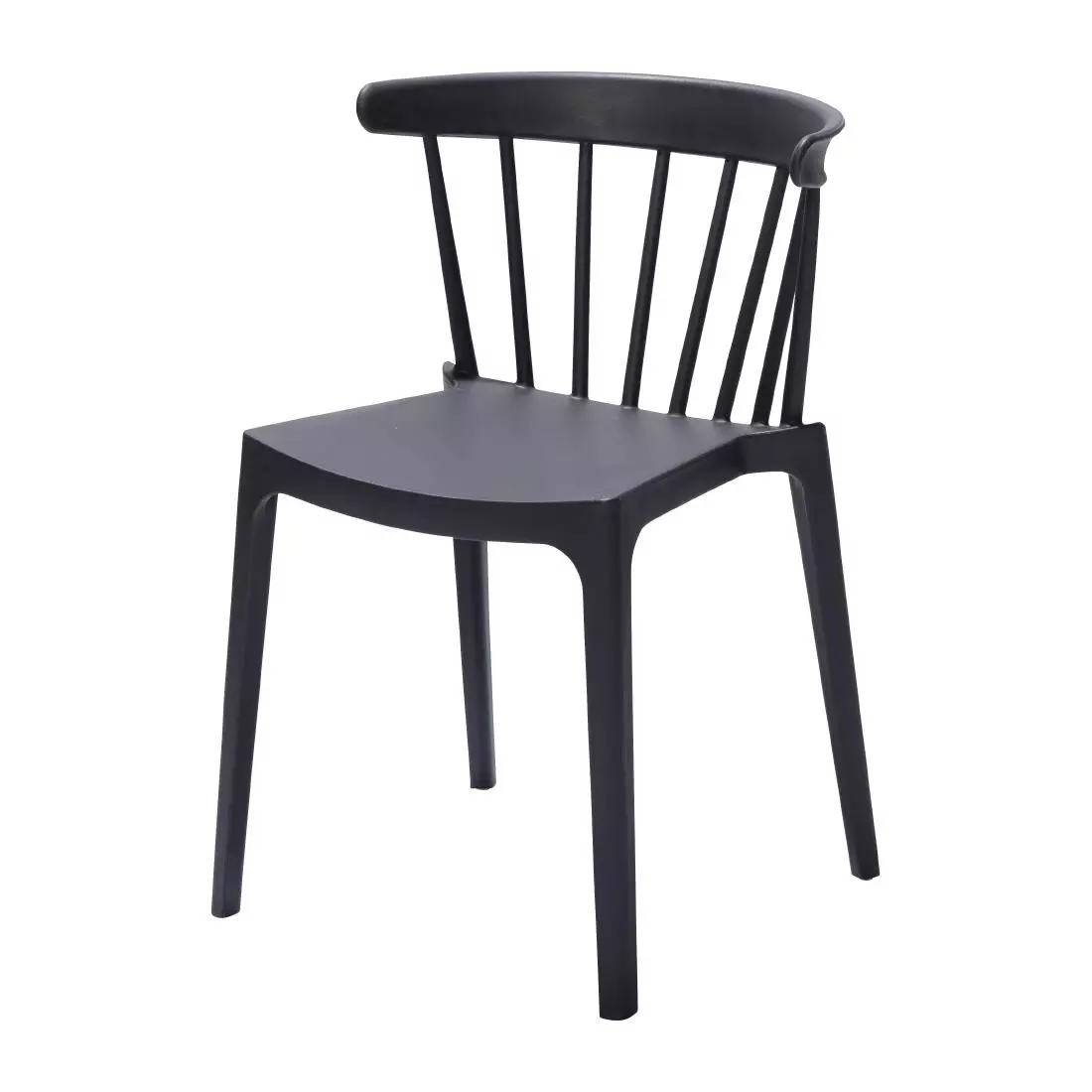 Een Windson polypropyleen stoelen antraciet (4 stuks) koop je bij ShopXPress