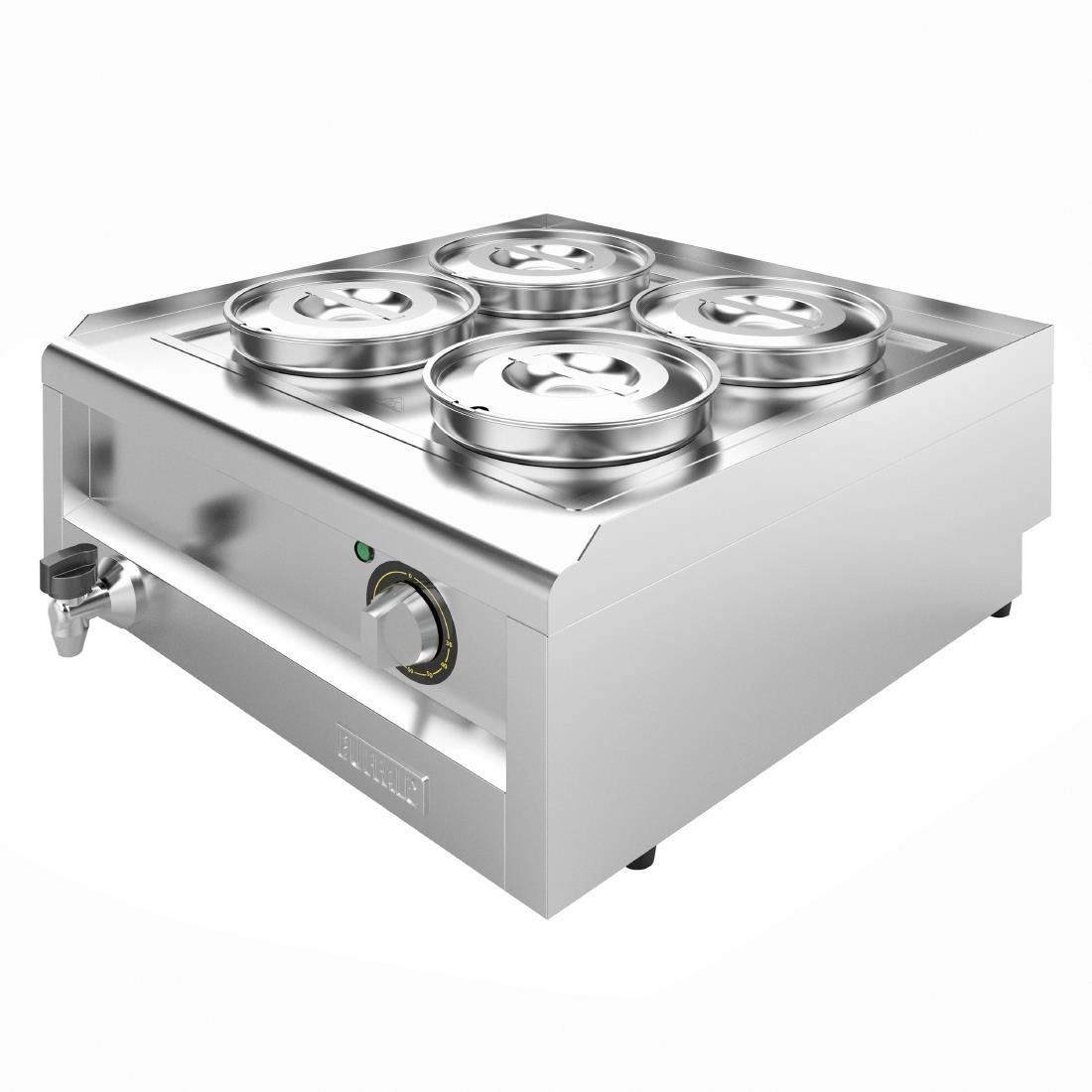 Een Buffalo 600 serie 4 pot bain marie koop je bij ShopXPress