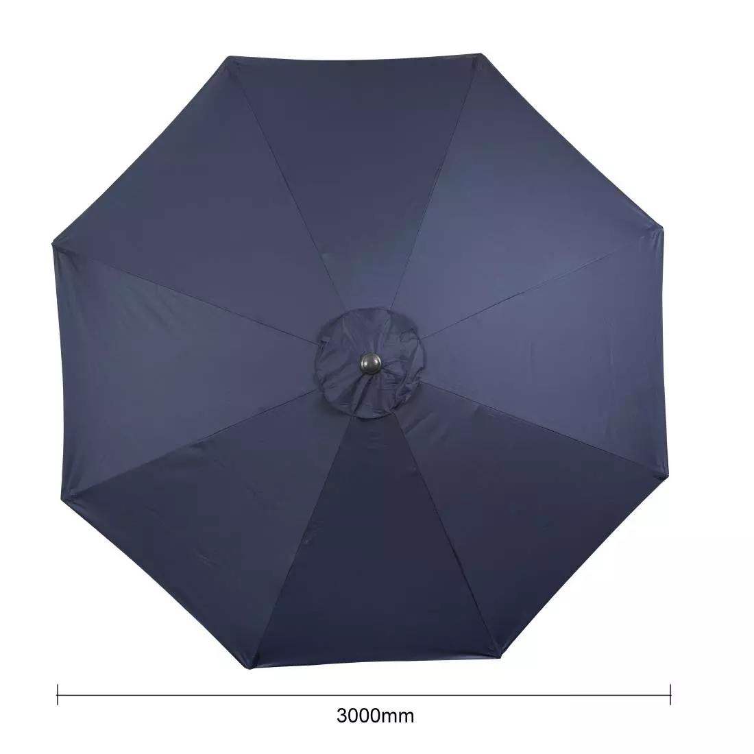 Een Bolero sevilla ronde parasol 3m diameter marineblauw koop je bij ShopXPress