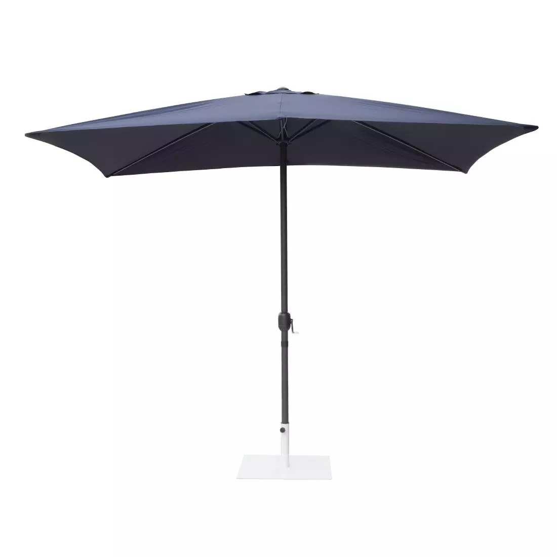 Een Bolero sevilla vierkante parasol 2x3m marineblauw koop je bij ShopXPress