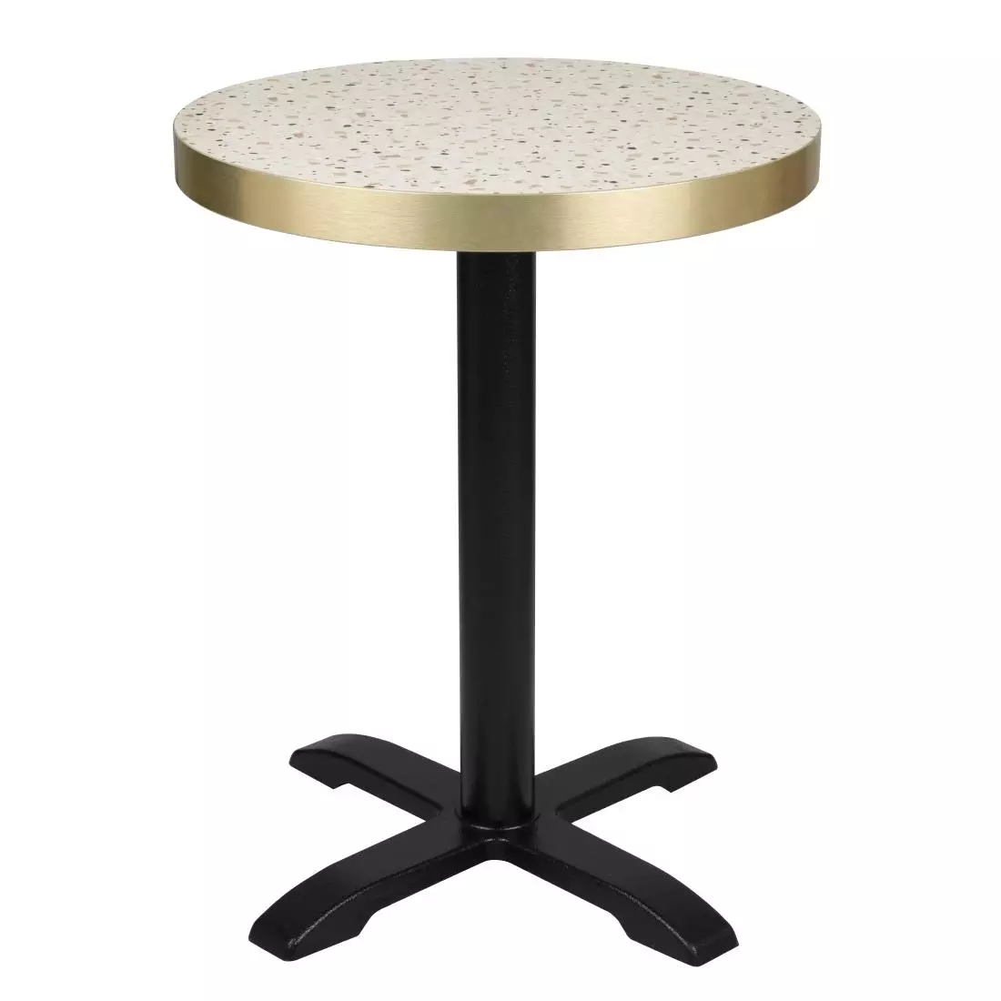 Een Bolero rond tafelblad in terrazzostijl, 600 mm koop je bij ShopXPress