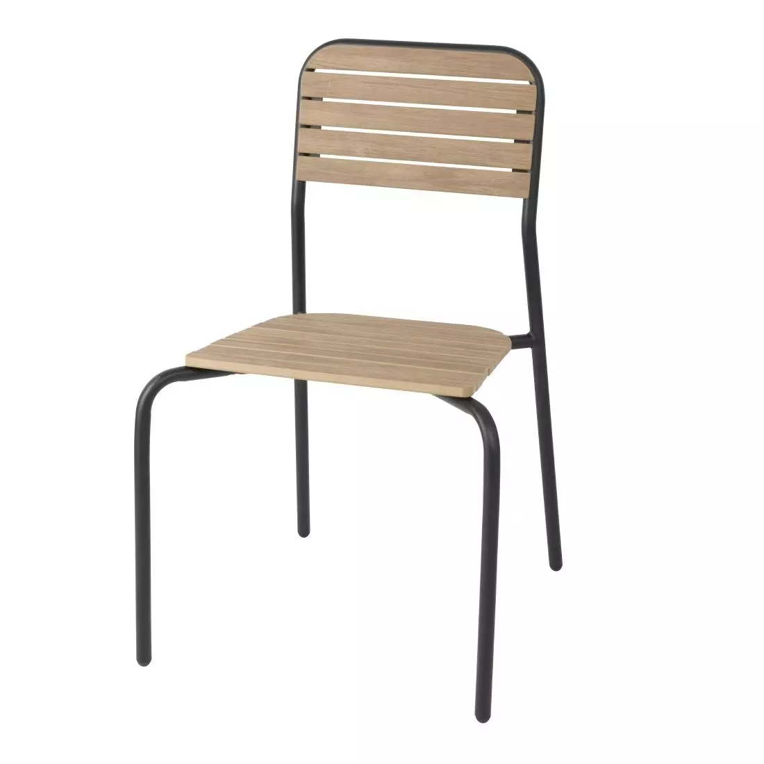 Een Bolero santorini tuinstoelen met houteffect (4 stuks) koop je bij ShopXPress