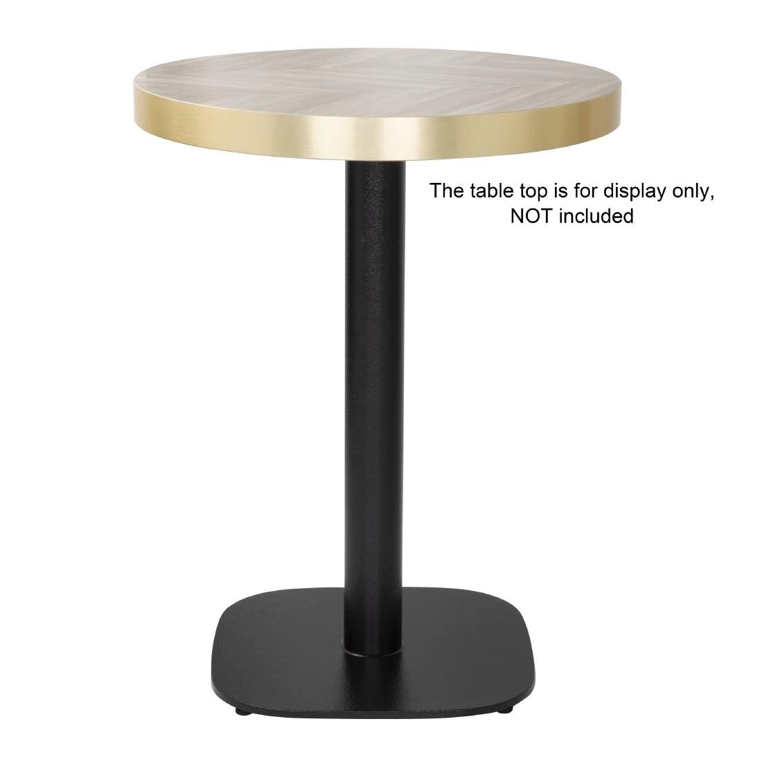 Een Bolero black cast iron table base 720x420mm koop je bij ShopXPress