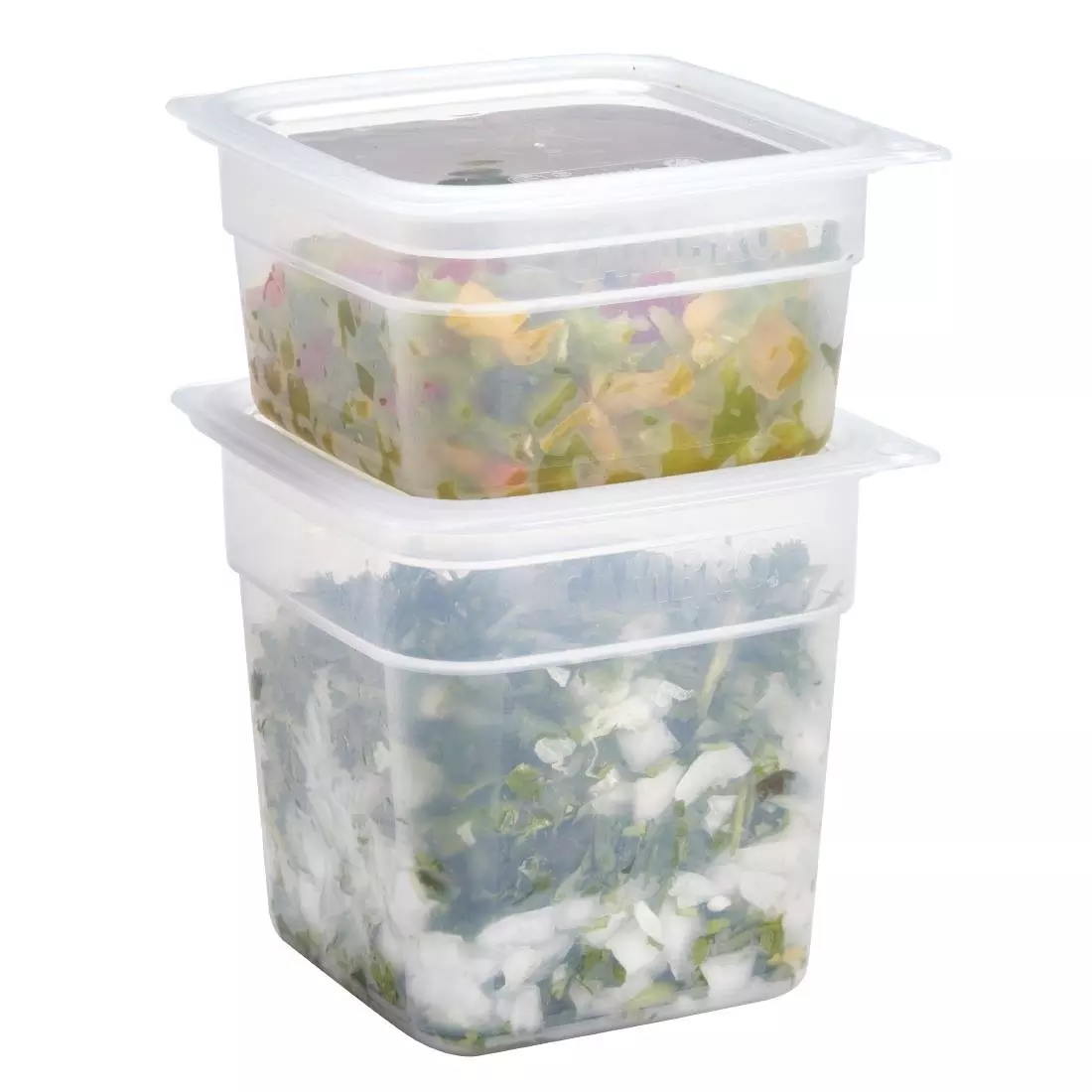 Een Cambro freshpro voedselcontainers met deksel (pak van 2 x 0,95ltr en 2 x 0,47ltr) koop je bij ShopXPress