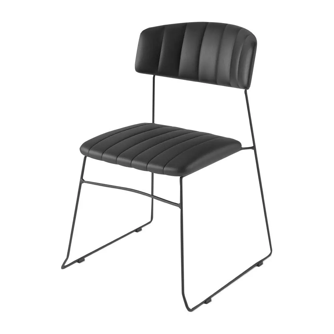 Een Mundo stoel zwart (4 stuks) koop je bij ShopXPress