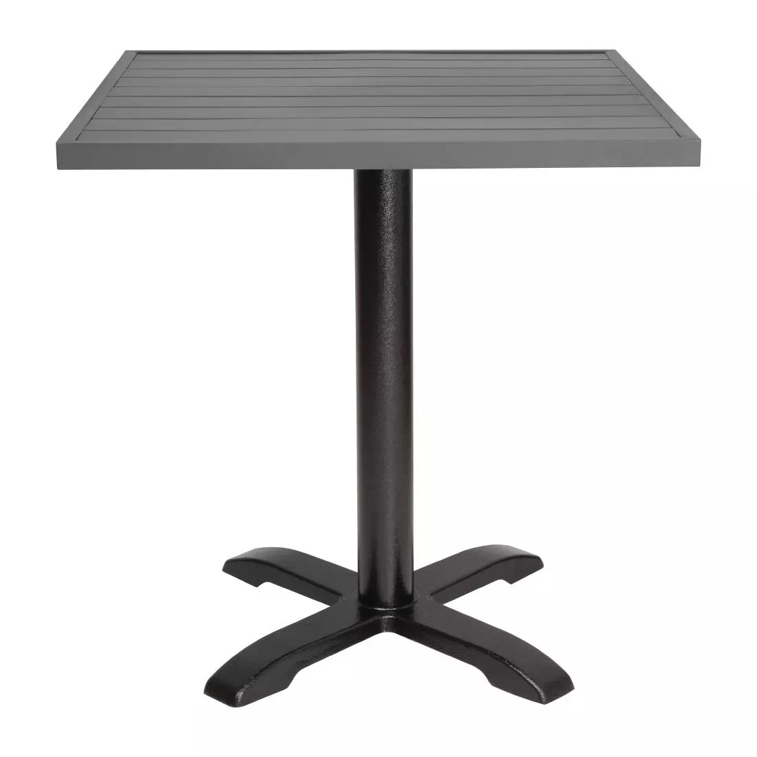 Een Bolero vierkant aluminium tafelblad donkergrijs 70cm koop je bij ShopXPress