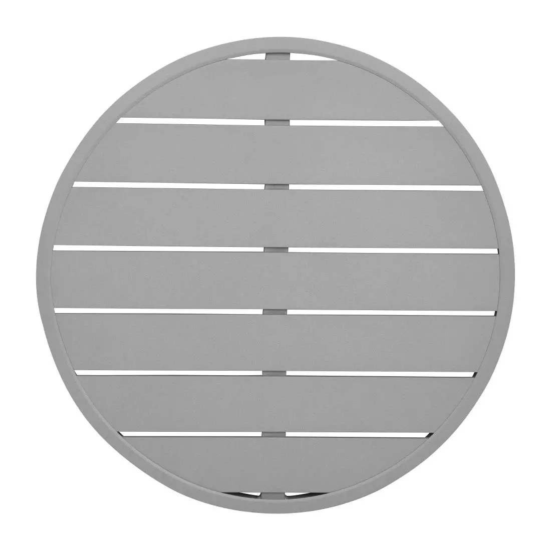 Een Bolero aluminium tafelblad rond lichtgrijs 580mm koop je bij ShopXPress