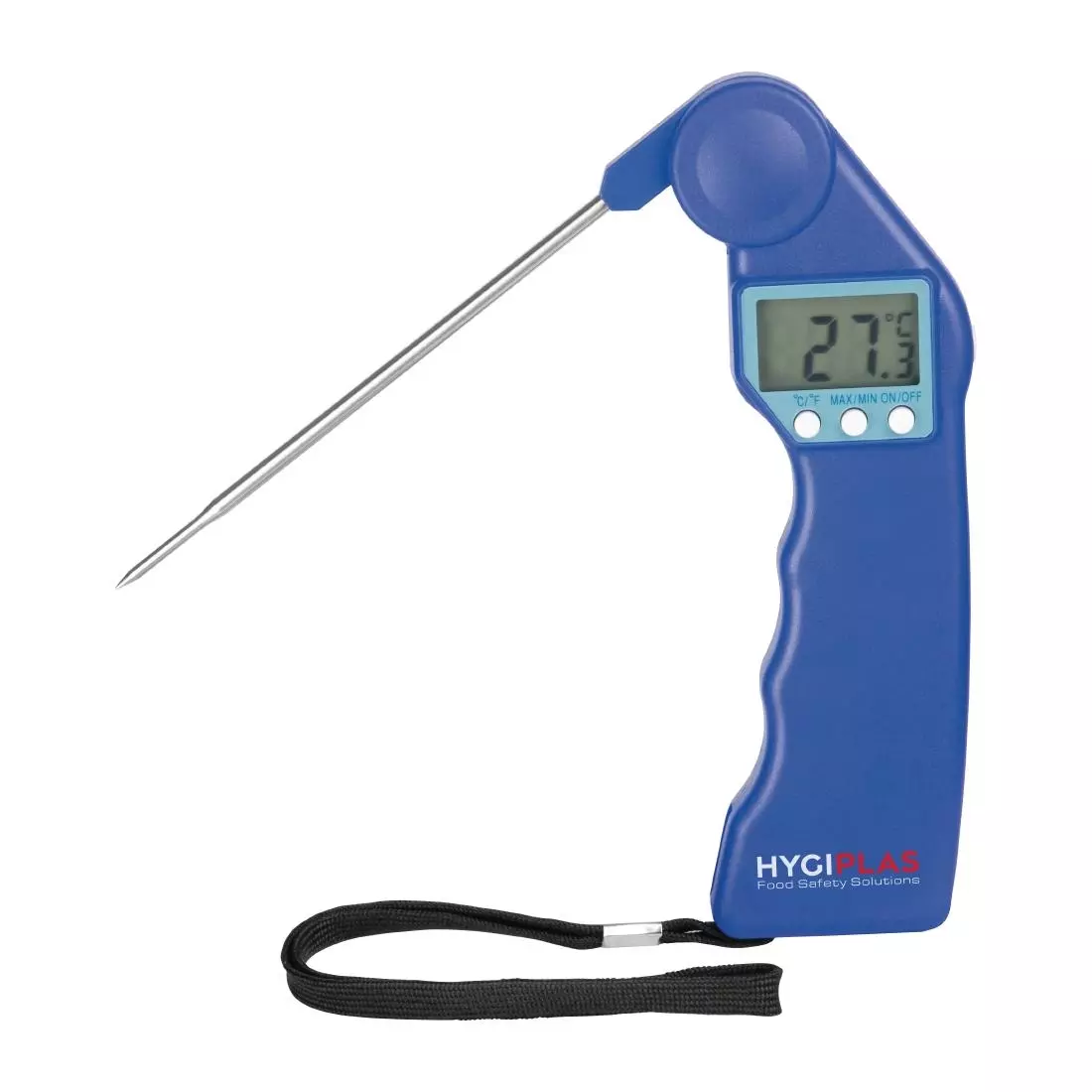 Een Hygiplas Easytemp kleurgecodeerde blauwe thermometer koop je bij ShopXPress