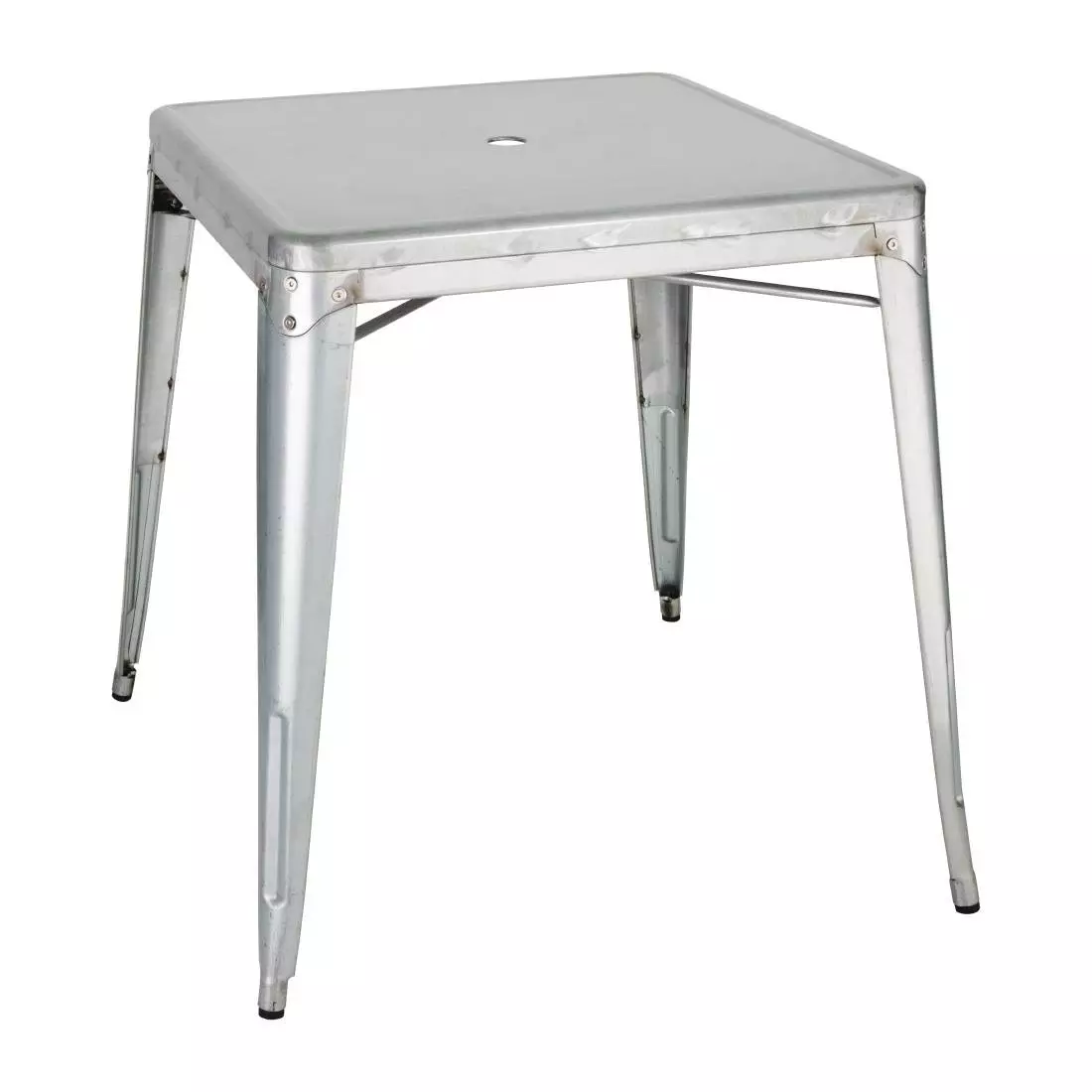 Een Bolero Bistro gegalvaniseerd stalen tafel vierkant 668mm koop je bij ShopXPress