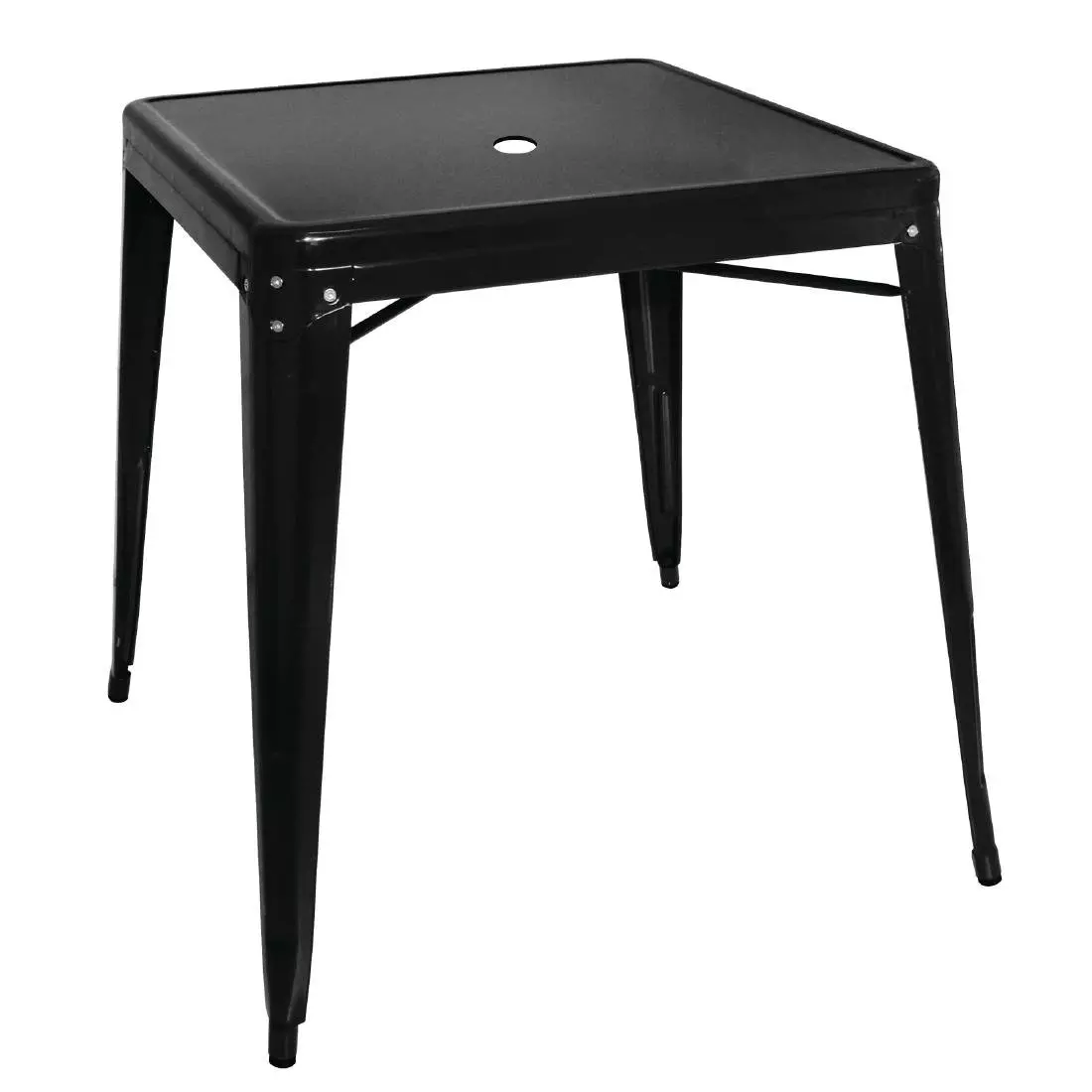 Een Bolero Bistro tafel vierkant 668mm zwart koop je bij ShopXPress