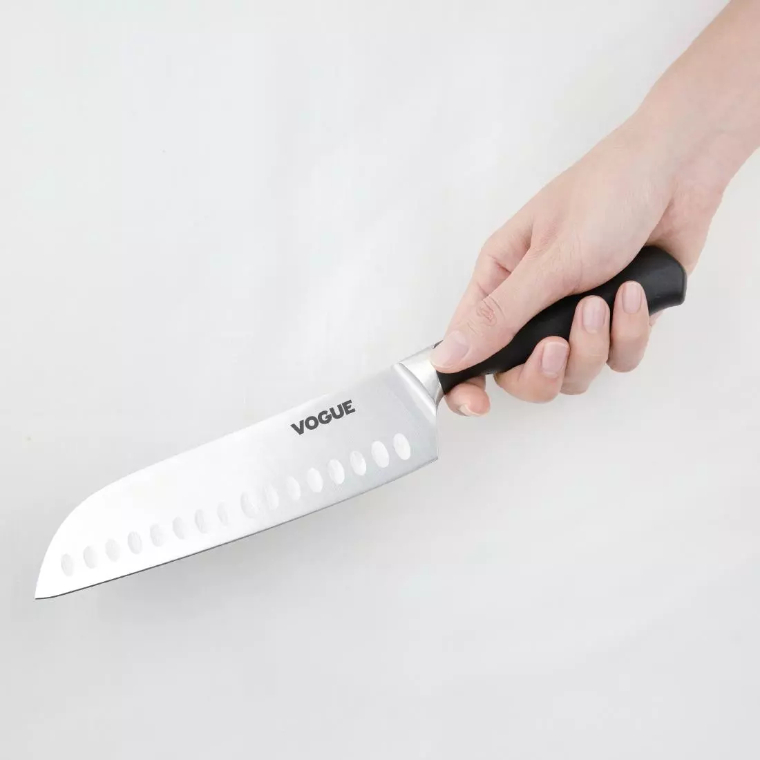 Een Vogue soft grip santoku mes 18cm koop je bij ShopXPress