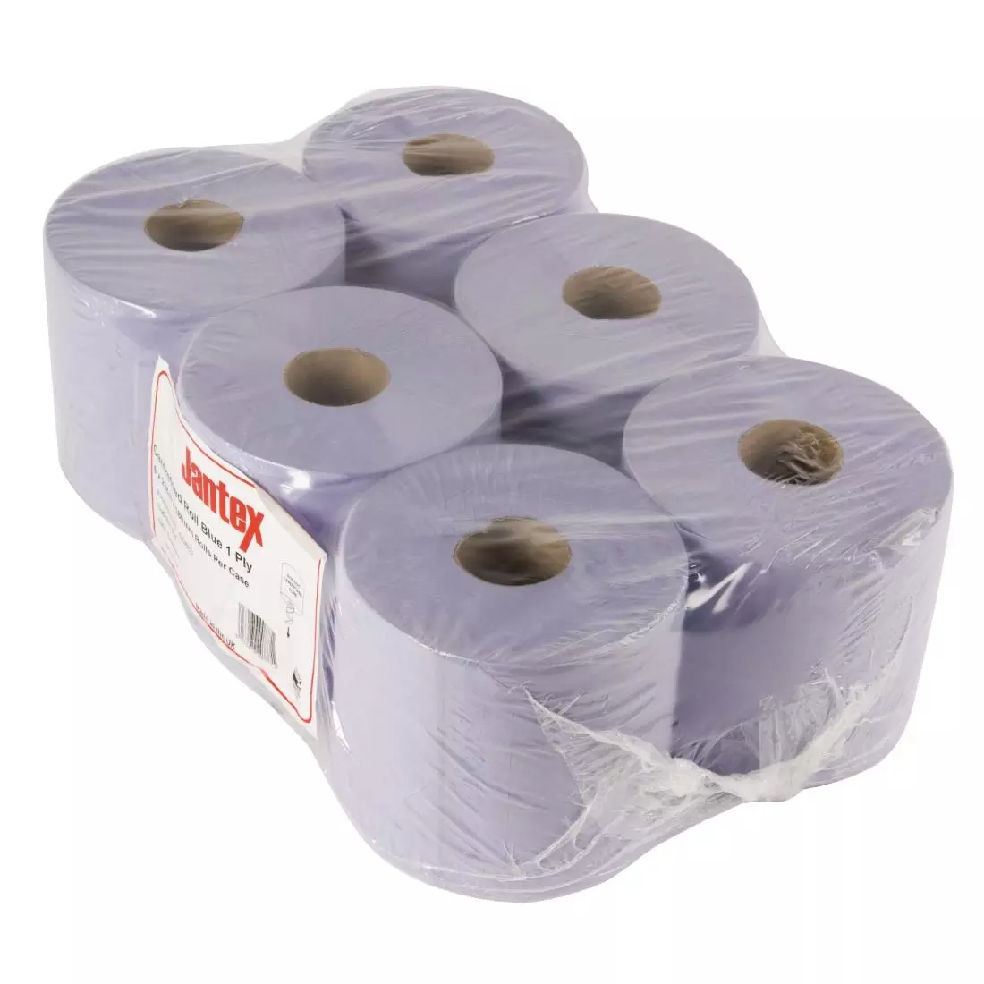 Een Jantex centrefeed handdoekrollen blauw (6 stuks) koop je bij ShopXPress