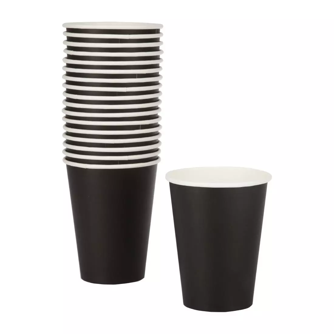 Een Fiesta Recyclable koffiebekers enkelwandig zwart 34cl (50 stuks) koop je bij ShopXPress