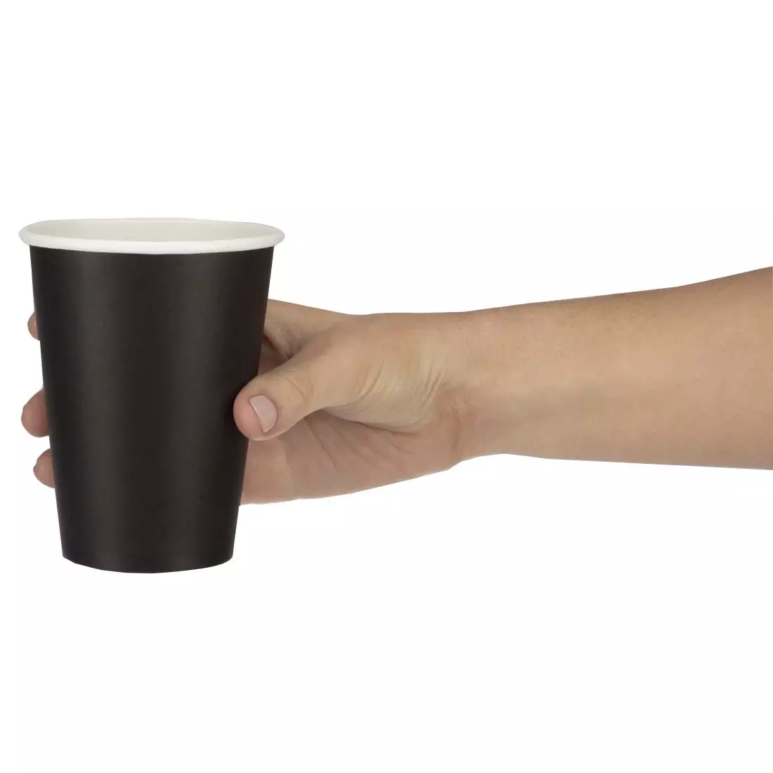 Een Fiesta Recyclable koffiebekers enkelwandig zwart 34cl (50 stuks) koop je bij ShopXPress