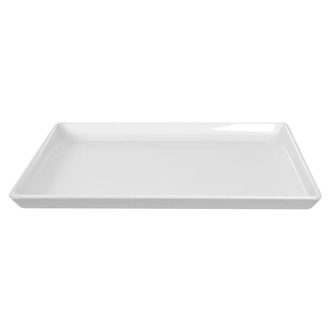 Een APS Float platte melamine schaal wit GN 1/2 koop je bij ShopXPress