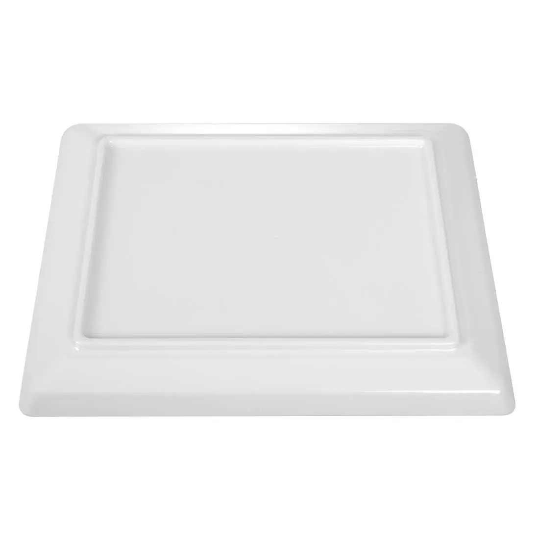 Een APS Float platte melamine schaal wit GN 1/2 koop je bij ShopXPress