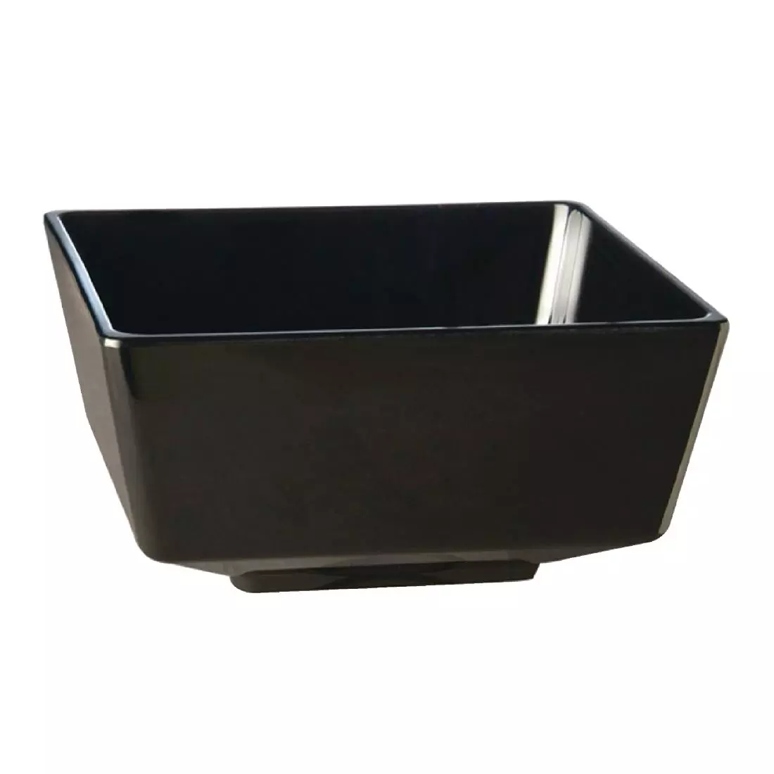 Een APS Float vierkante melamine kom zwart 19x19cm koop je bij ShopXPress