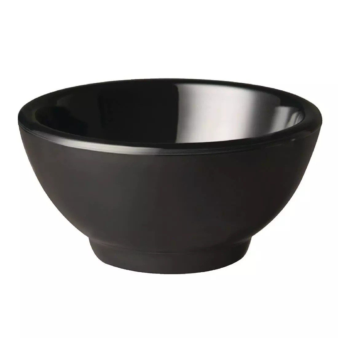 Een APS Pure ronde melamine kom zwart 9cm koop je bij ShopXPress