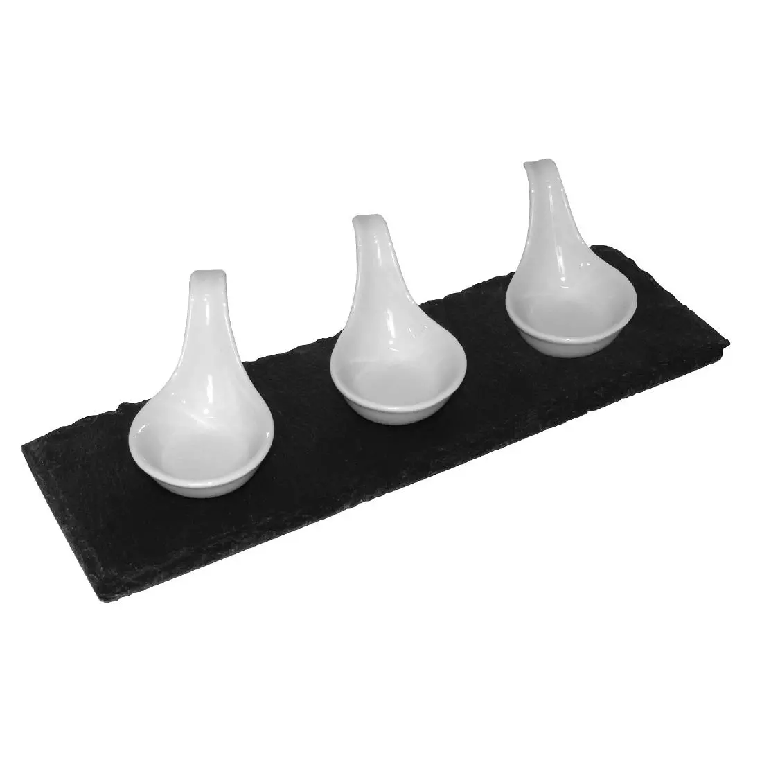 Een Olympia leistenen serveerplankjes 30x10cm (4 stuks) koop je bij ShopXPress