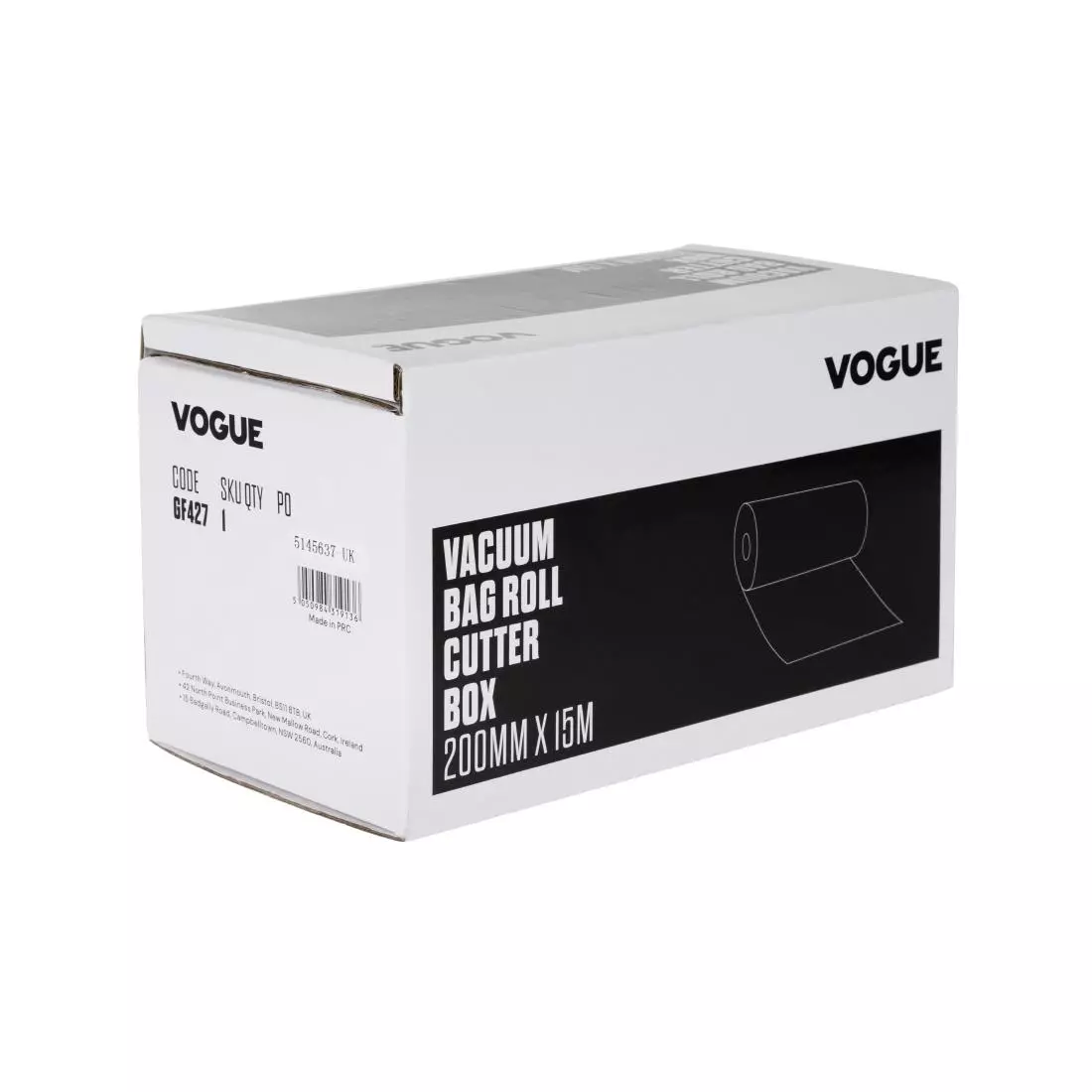 Een Vogue vacuümfolie op rol met dispenser 200mm x15m koop je bij ShopXPress