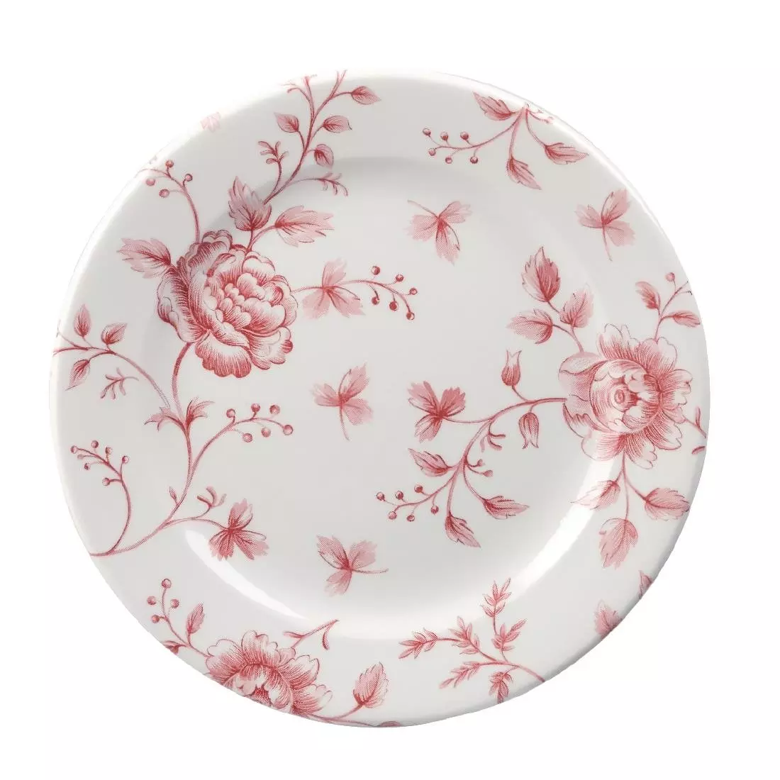 Een Churchill Rose Chintz Cranberry bord 16.5 cm pak van 6 koop je bij ShopXPress