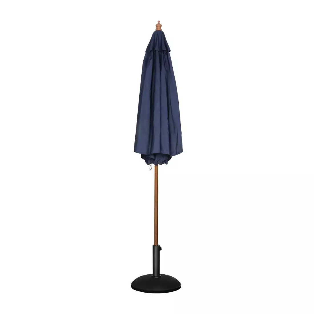 Een Bolero ronde donkerblauwe parasol 2,5 meter koop je bij ShopXPress