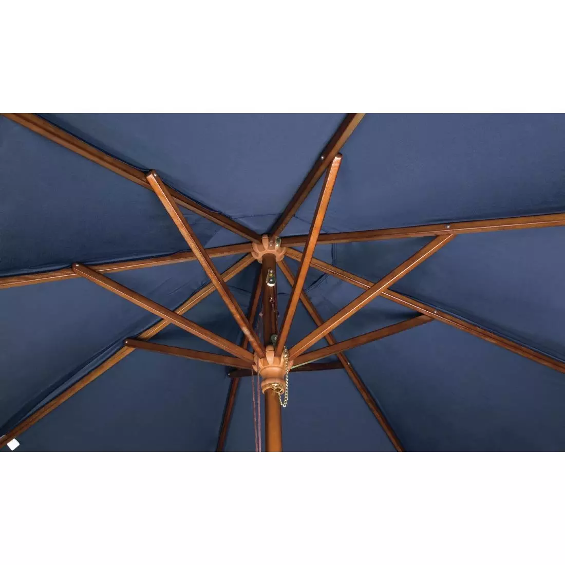 Een Bolero ronde donkerblauwe parasol 2,5 meter koop je bij ShopXPress