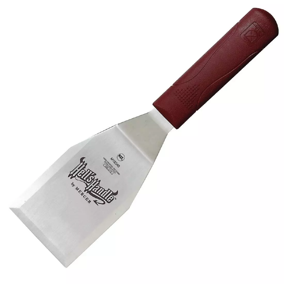 Een Mercer Culinary Hells Handle hittebestendige spatel heavy duty 12,5x7,6cm koop je bij ShopXPress