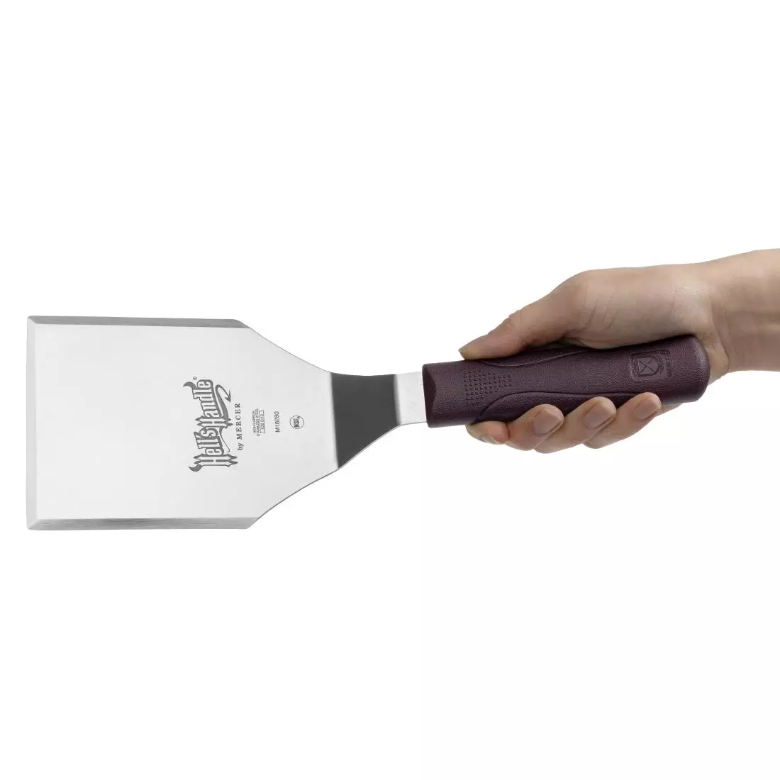 Een Mercer Culinary Hells Handle hittebestendige spatel heavy duty 12,5x10cm koop je bij ShopXPress