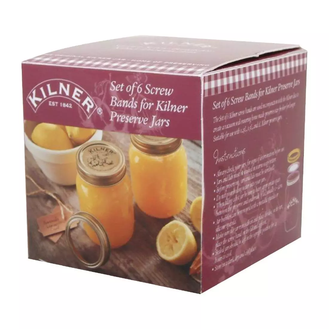 Een Kilner weckpot met schroefdeksel 1L koop je bij ShopXPress