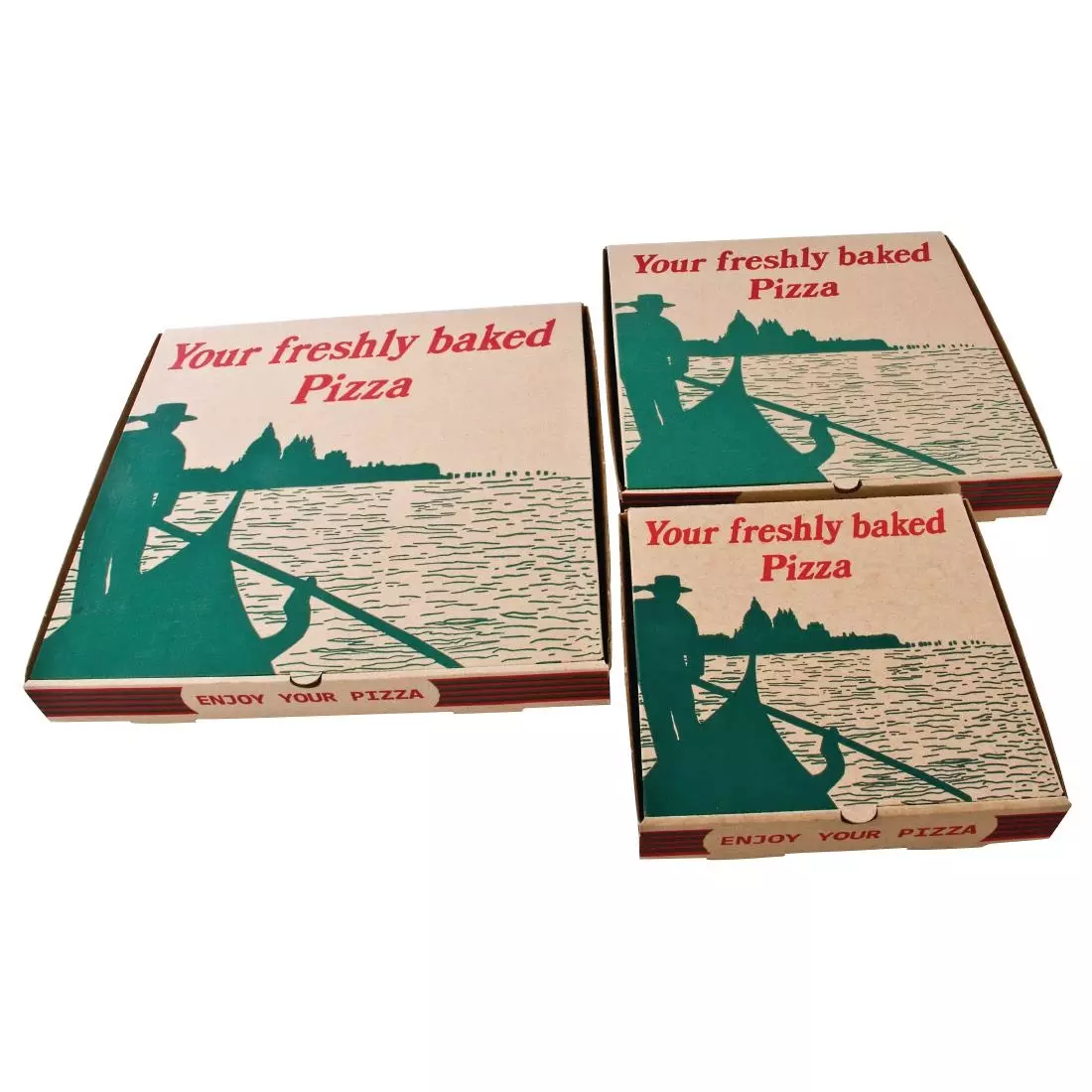 Een Pizzadozen 23cm (100 stuks) koop je bij ShopXPress