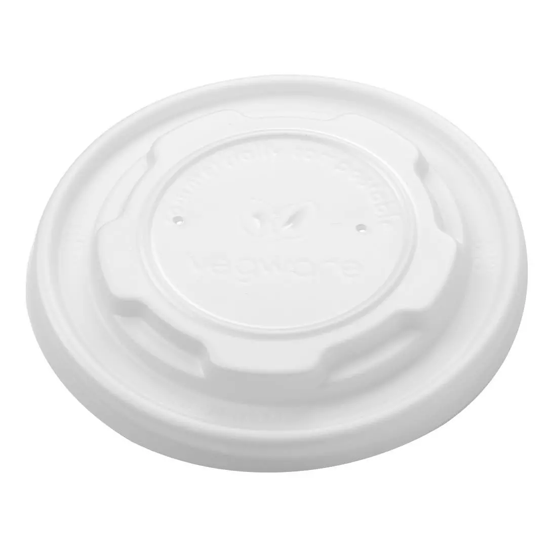 Een Vegware composteerbare platte deksels voor 23cl bakjes (1000 stuks) koop je bij ShopXPress