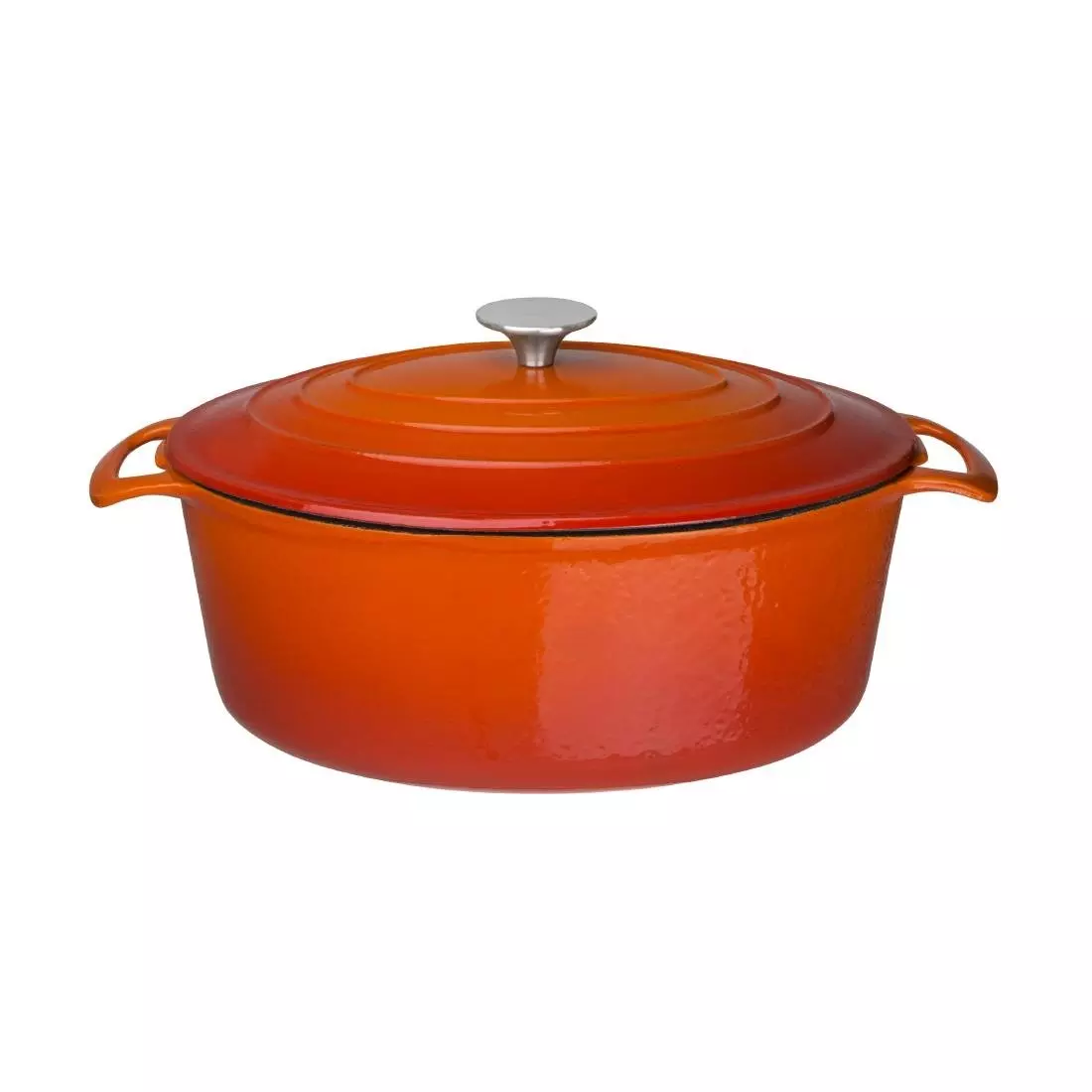 Een Vogue ovale inductie braadpan oranje 6L koop je bij ShopXPress