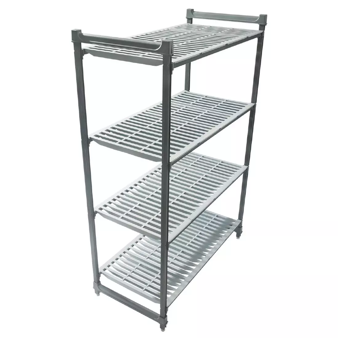 Een Cambro stelling 183cm hoog 4 schappen - 46cm diep - 91cm breed koop je bij ShopXPress