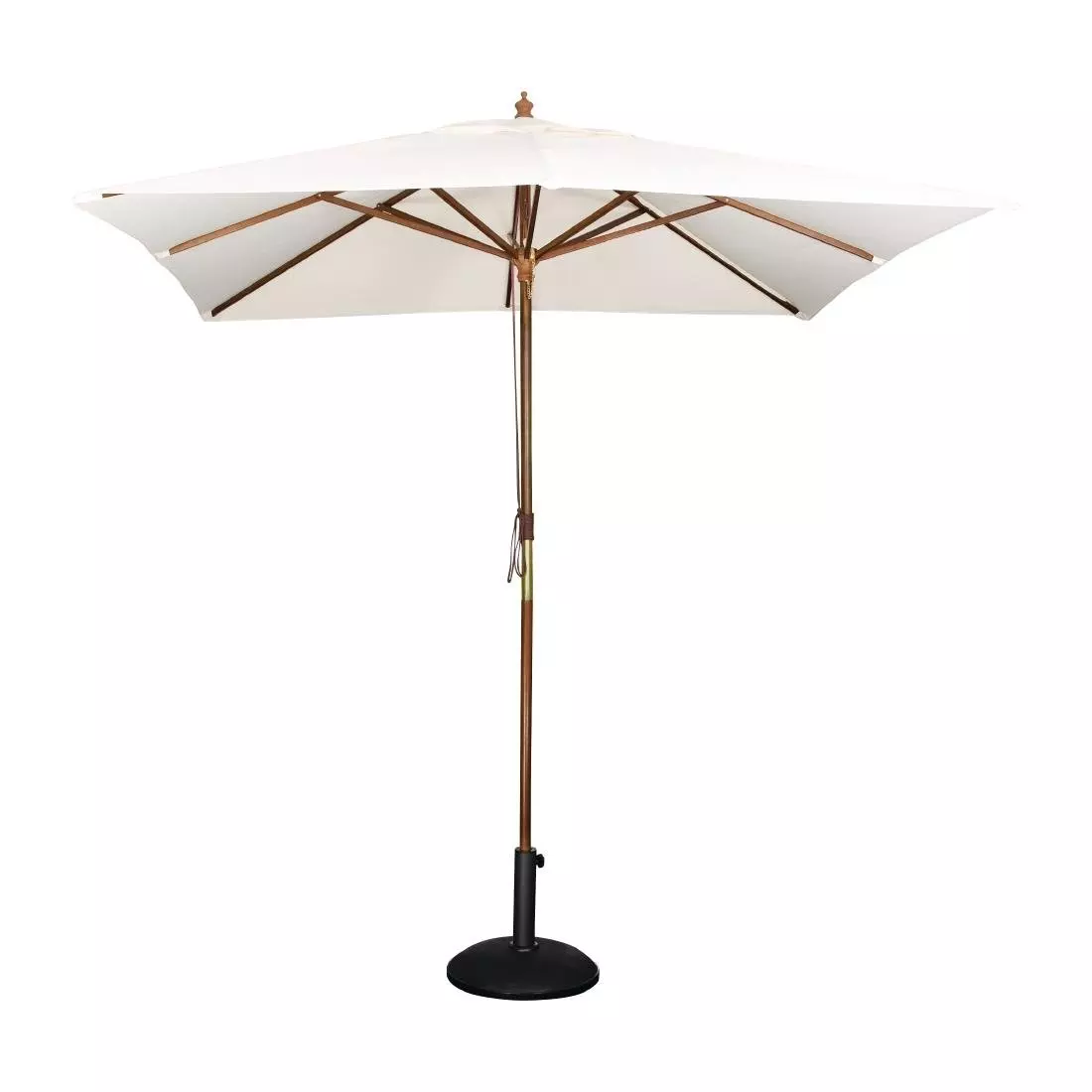 Een Bolero vierkante parasol crèmekleur 2,5m koop je bij ShopXPress