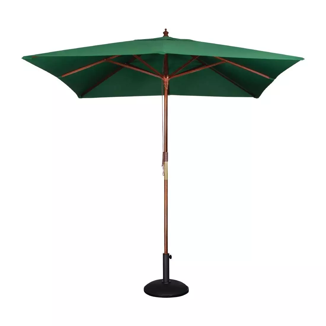 Een Bolero vierkante groene parasol 2,5 meter koop je bij ShopXPress