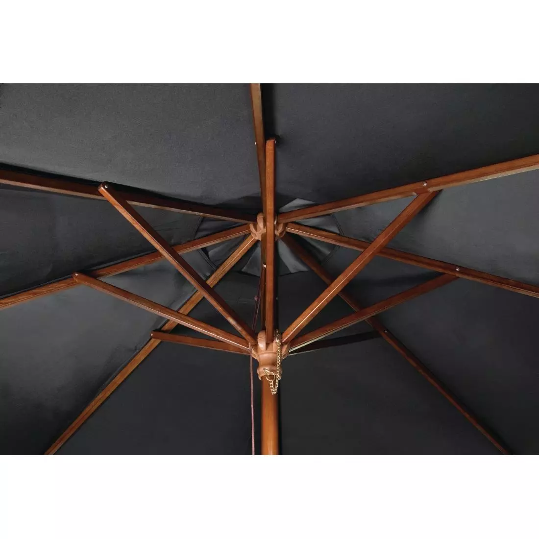 Een Bolero vierkante zwarte parasol 2,5 meter koop je bij ShopXPress