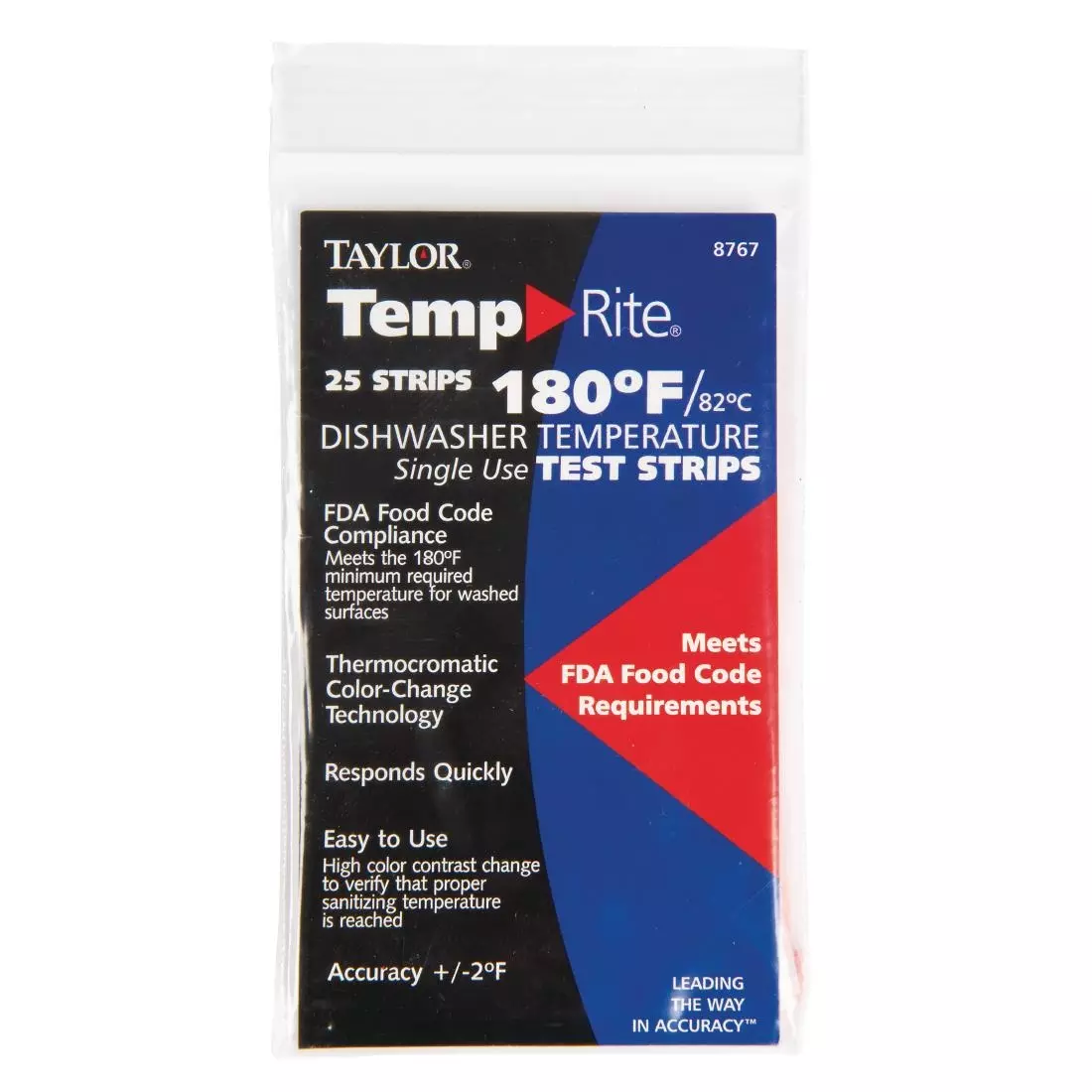 Een Vaatwasser temperatuur teststrip (25 stuks)) koop je bij ShopXPress