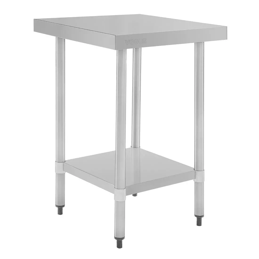 Een Vogue RVS werktafel zonder achteropstand 90x60x70cm koop je bij ShopXPress