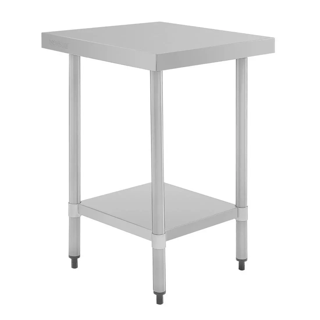 Een Vogue RVS werktafel zonder achteropstand 90x60x70cm koop je bij ShopXPress