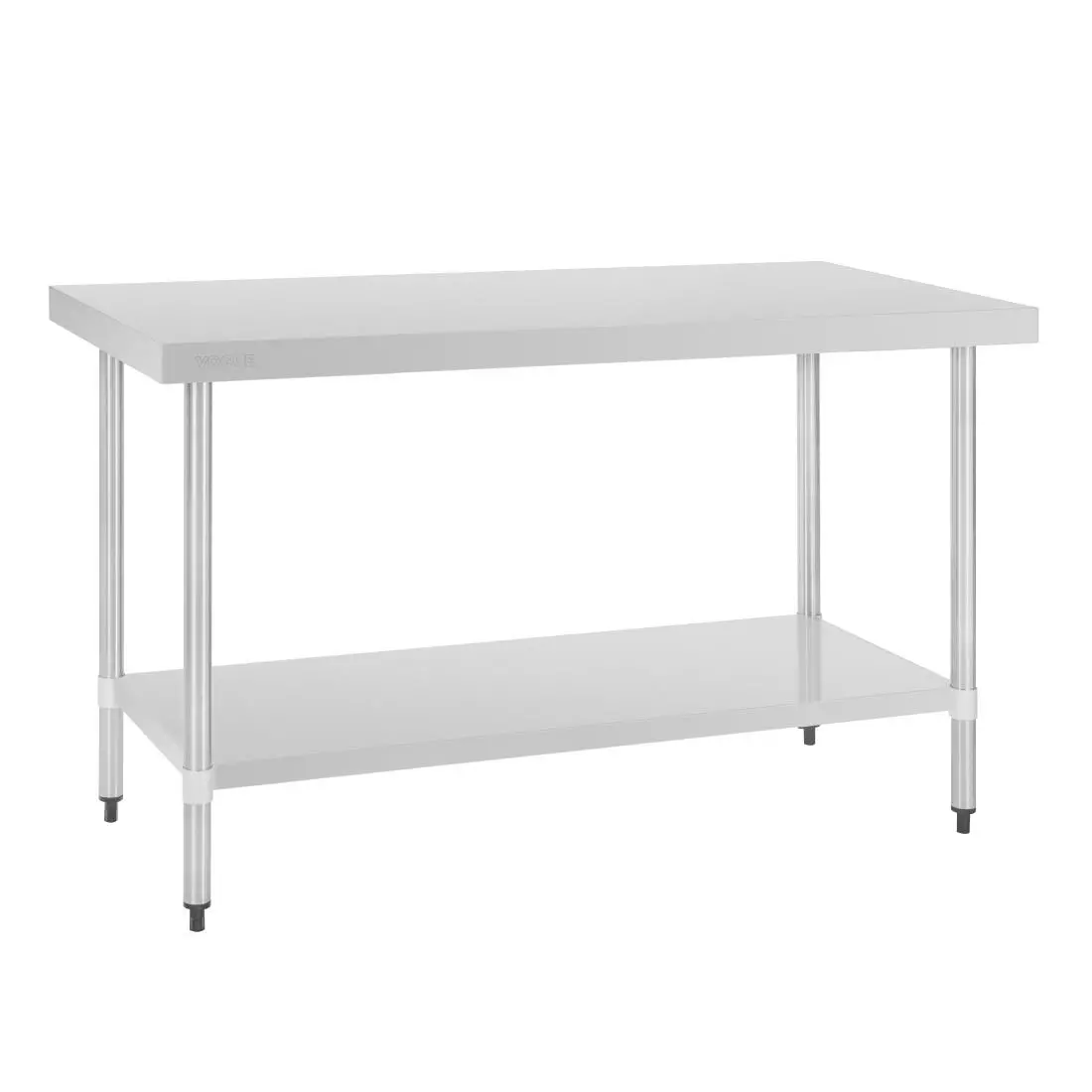 Een Vogue RVS werktafel zonder achteropstand 90x150x70cm koop je bij ShopXPress