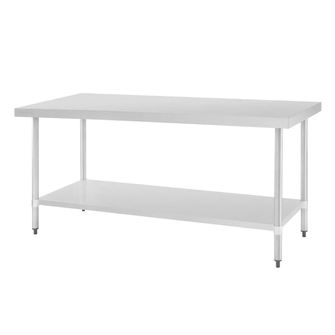 Een Vogue RVS werktafel zonder achteropstand 90x180x70cm koop je bij ShopXPress