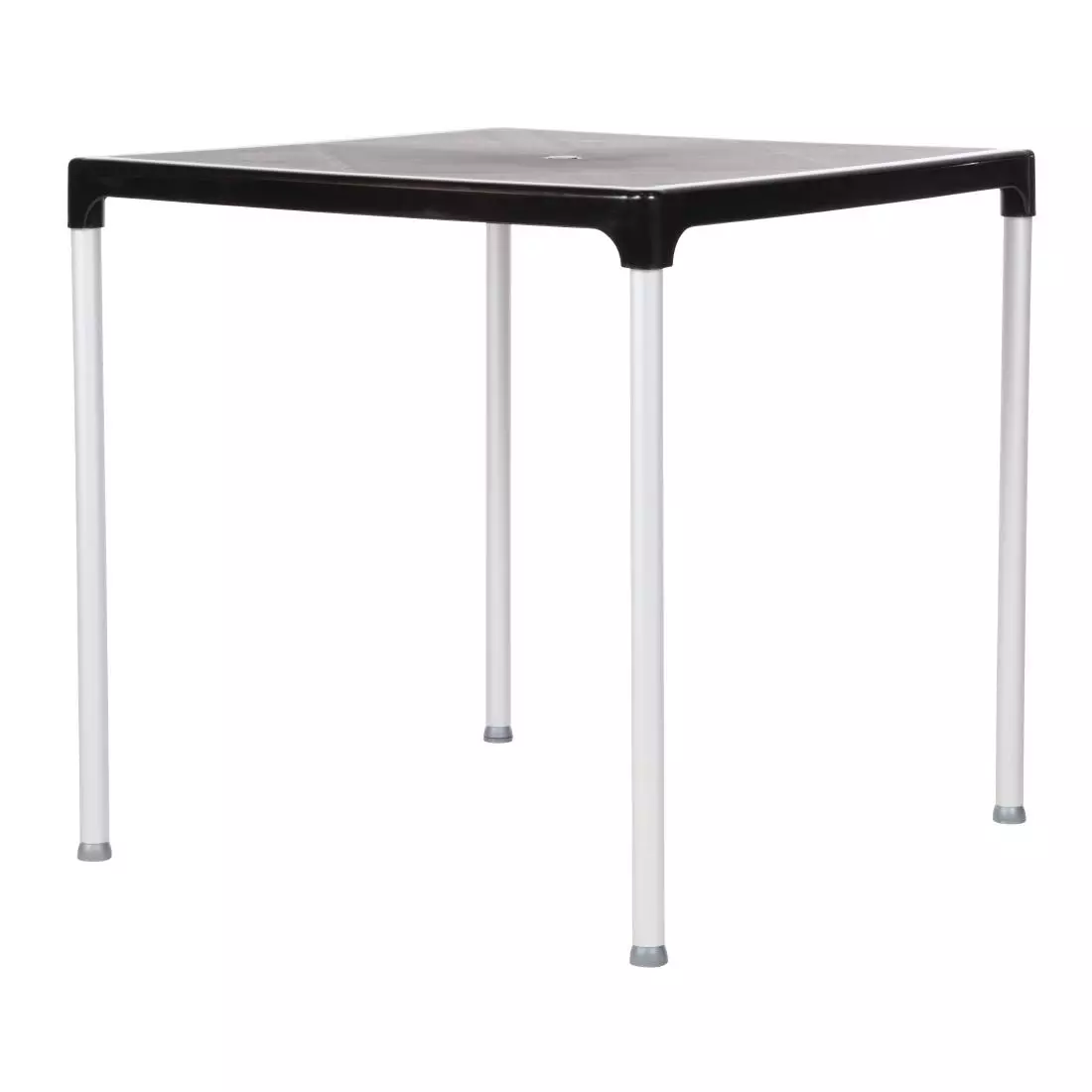 Een Bolero vierkante horeca tafel met aluminium poten zwart 75cm koop je bij ShopXPress