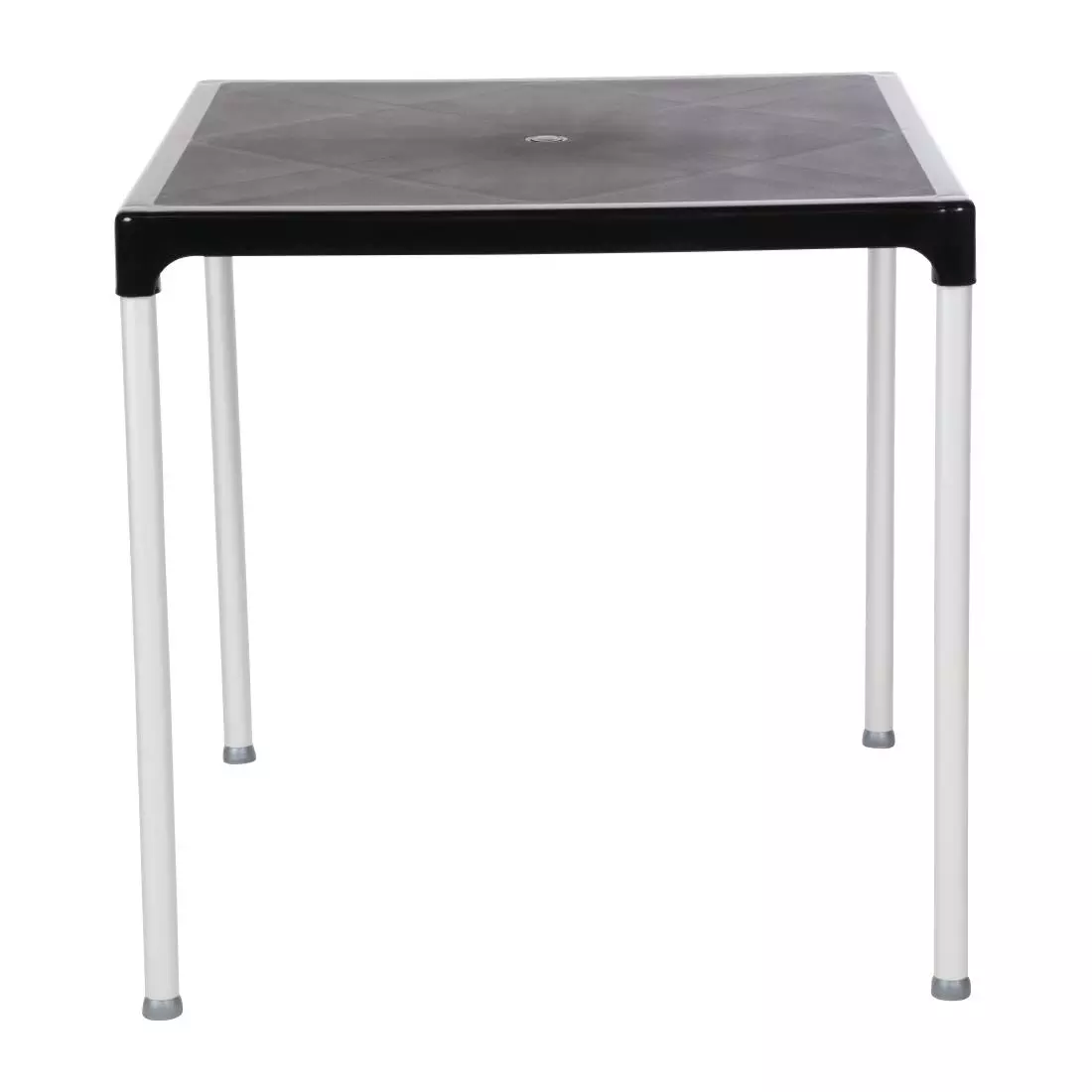 Een Bolero vierkante horeca tafel met aluminium poten zwart 75cm koop je bij ShopXPress