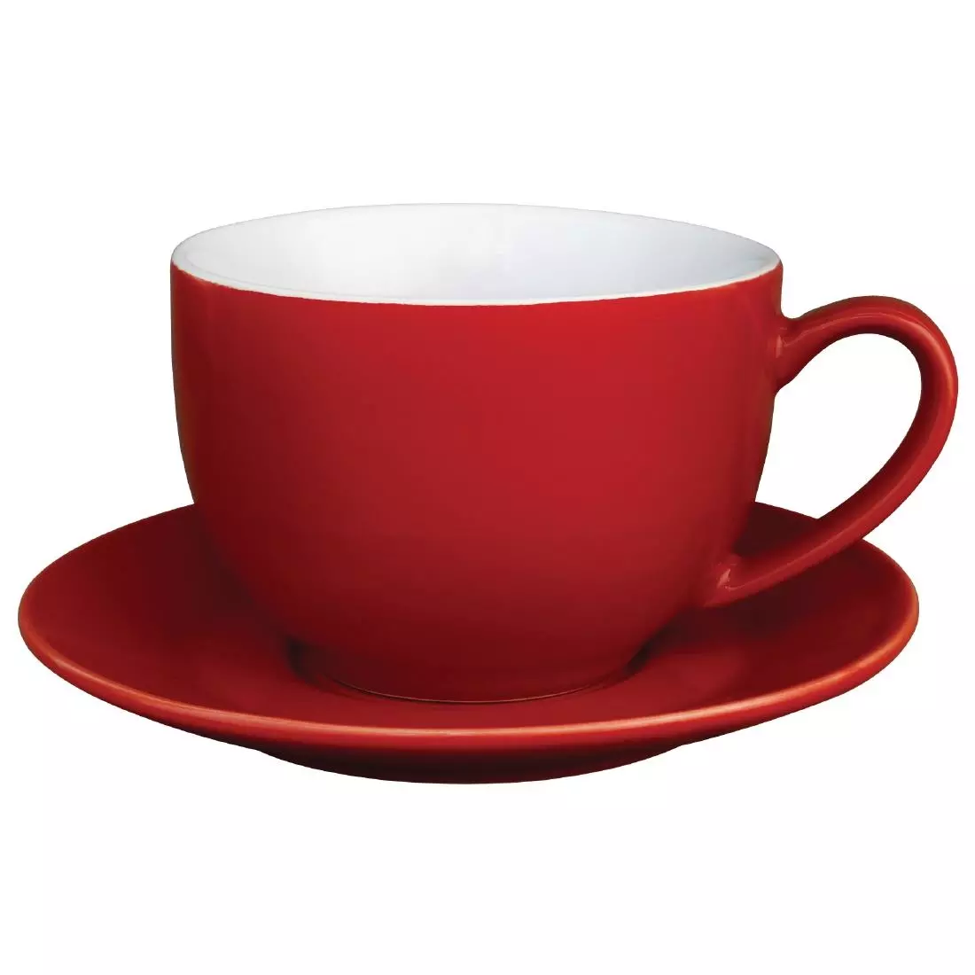 Een Olympia Café schotels rood (12 stuks) koop je bij ShopXPress